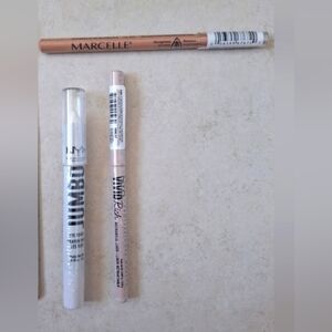 Makeup Bundle 3 Eyeliner Bundle NYX Jumbo Crayon Milk New Sealed